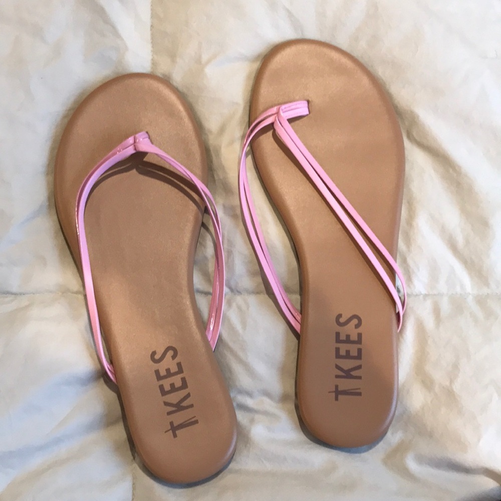 Tkees Sandals - baby pink - Size 8
